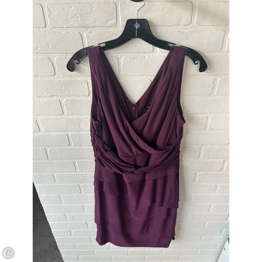 Dress Party Short By White House Black Market In Purple, Size: L