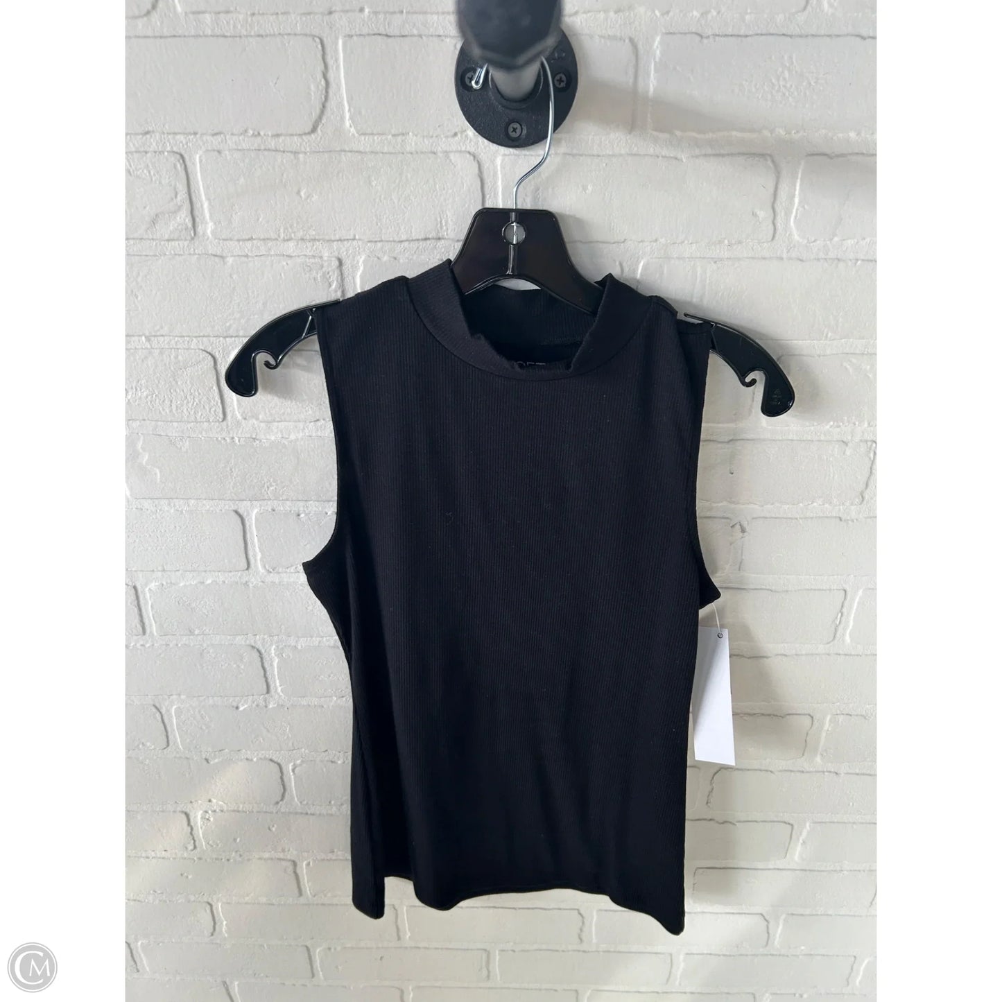 Top Sleeveless Basic By Loft In Black, Size: M
