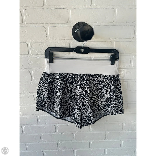 Athletic Shorts By Fabletics In Black & White, Size: 8