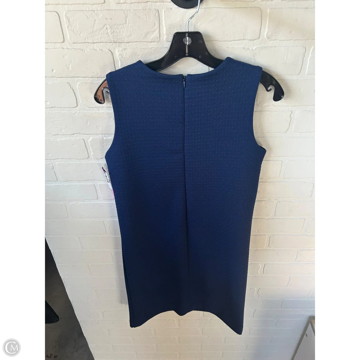 Dress Party Short By Adrienne Vittadini In Blue & White, Size: Xs