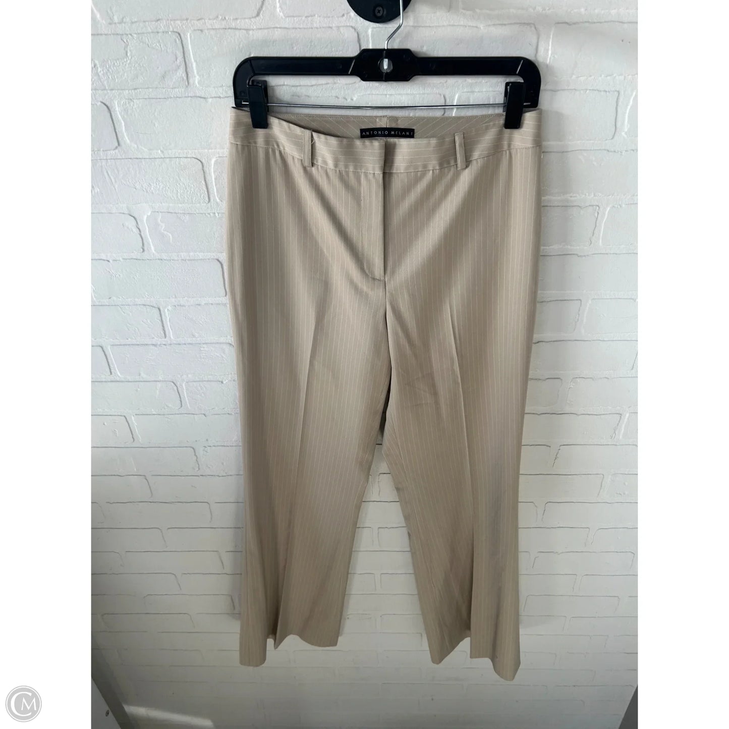 Pants Dress By Antonio Melani In Tan & White, Size: 6