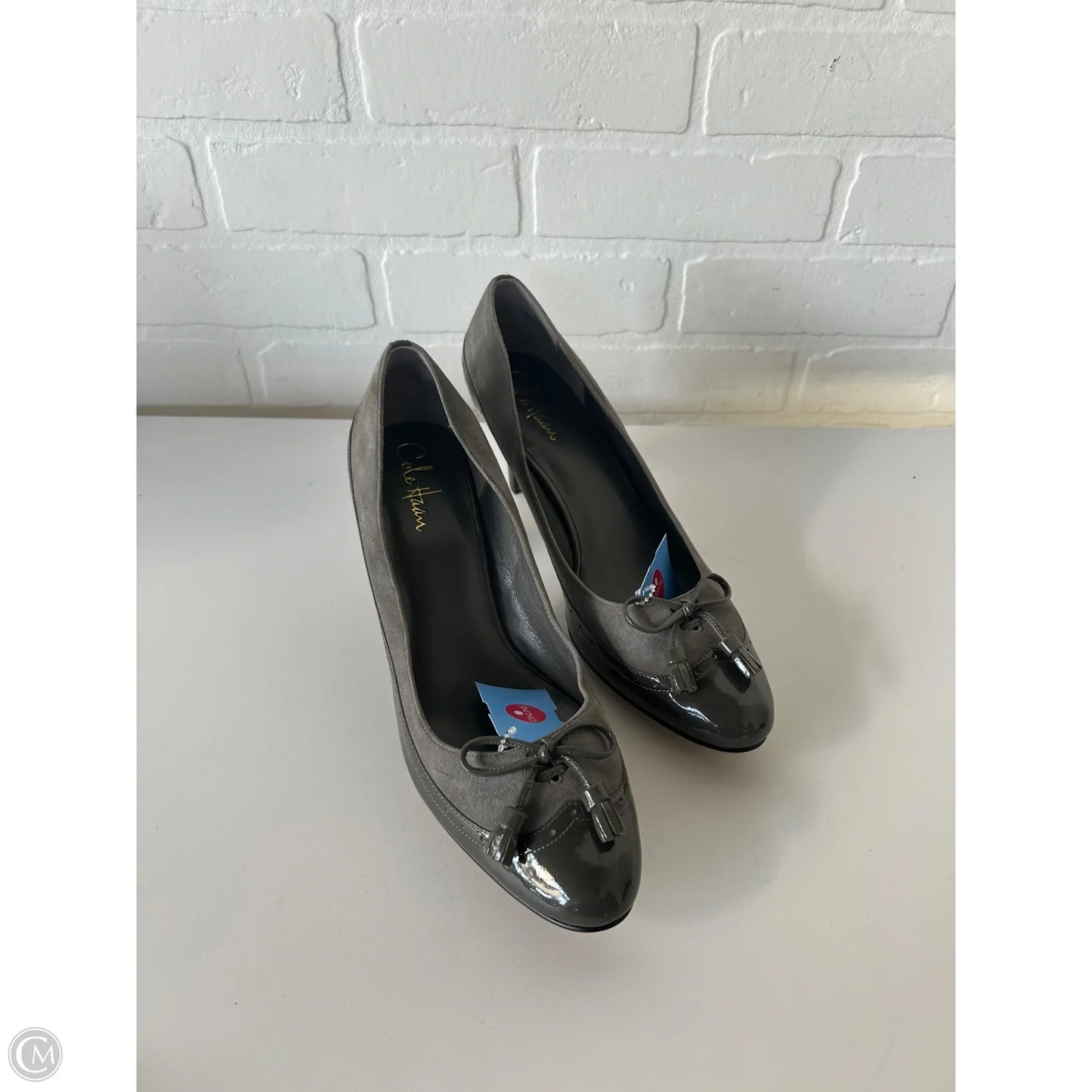 Shoes Heels Block By Cole-haan In Grey, Size: 10.5