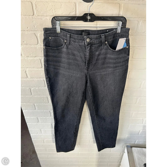 Jeans Skinny By Talbots In Black Denim, Size: 8
