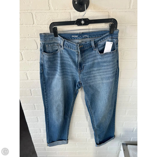 Jeans Boyfriend By Old Navy In Blue Denim, Size: 10