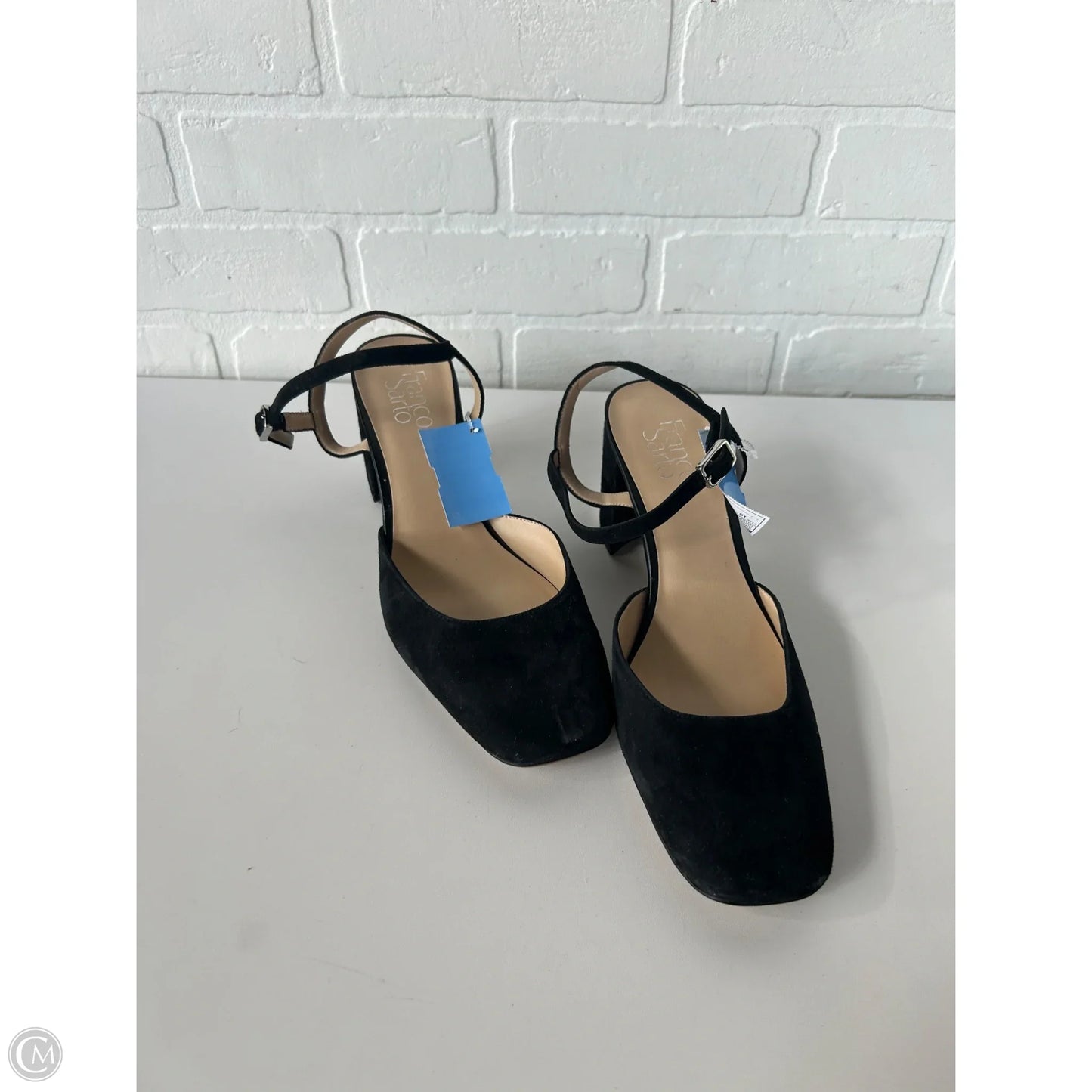 Shoes Heels Block By Franco Sarto In Black & Blue, Size: 10
