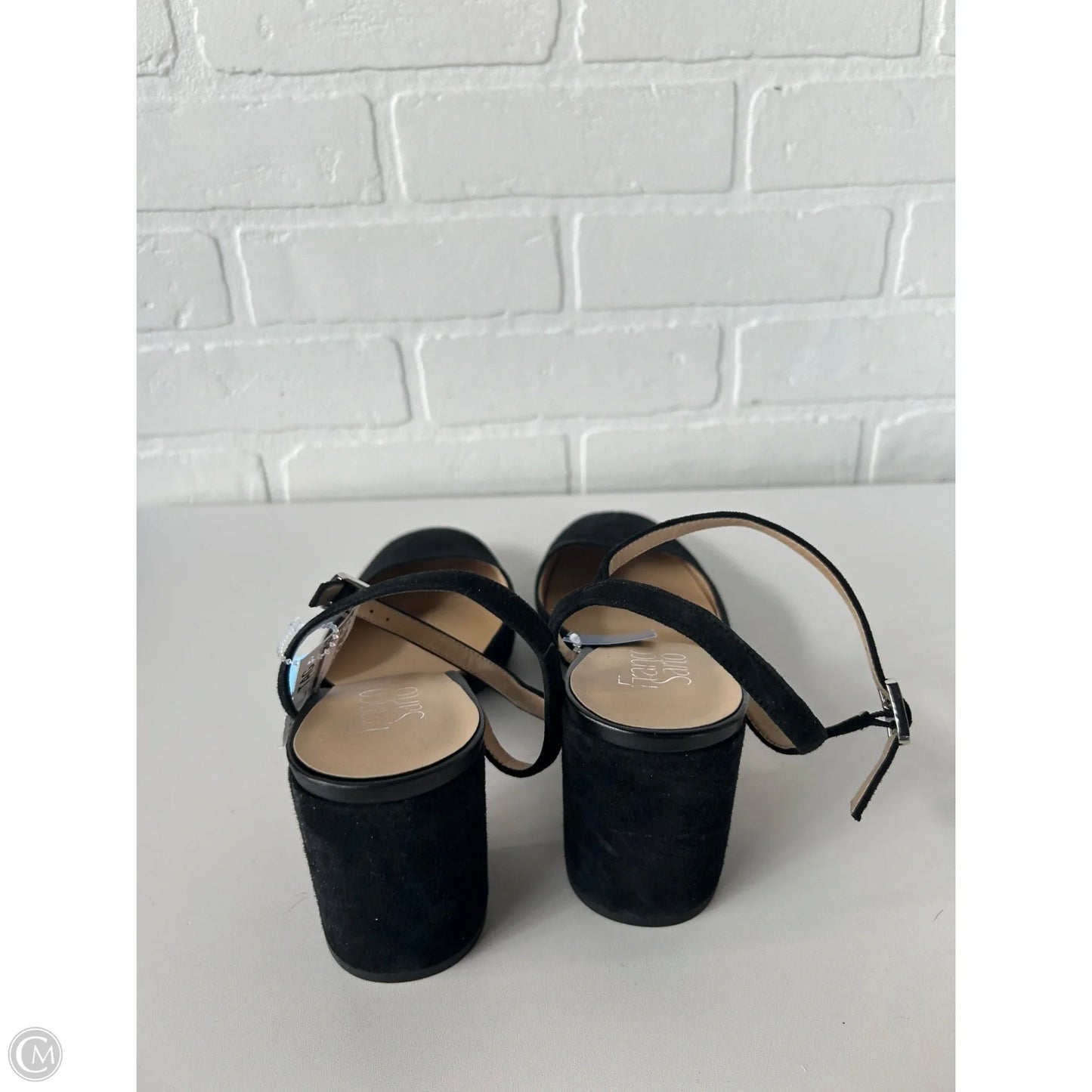 Shoes Heels Block By Franco Sarto In Black & Blue, Size: 10