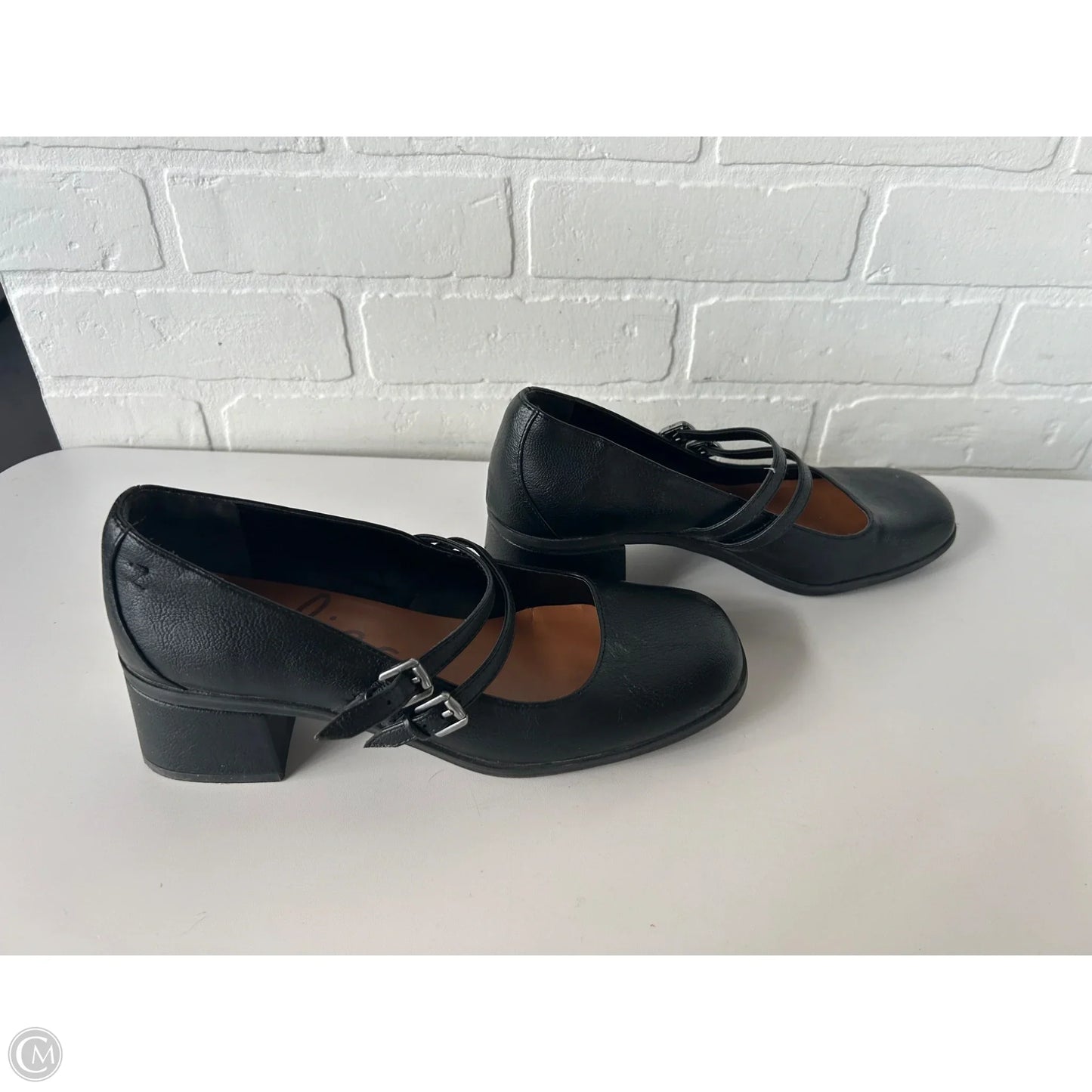 Shoes Heels Block By Zodiac In Black & Blue, Size: 9.5