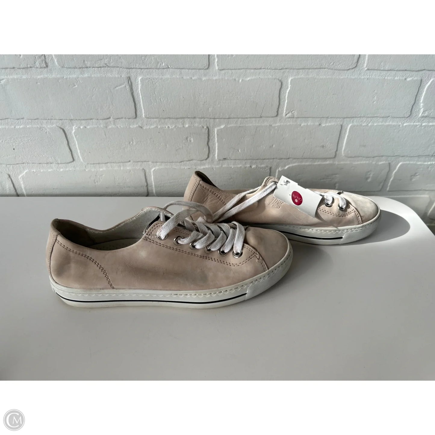 Shoes Sneakers By Paul Green In Pink & White, Size: 8.5