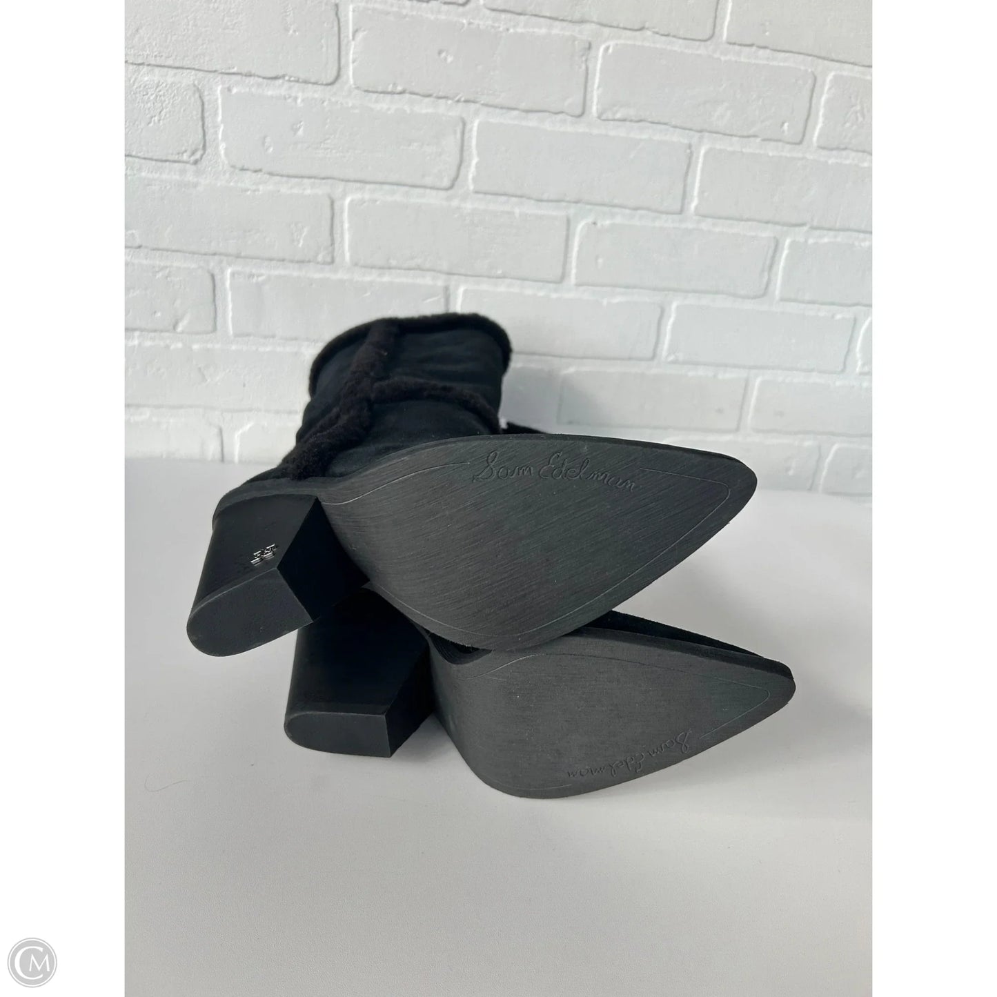 Boots Knee Heels By Sam Edelman In Black, Size: 9