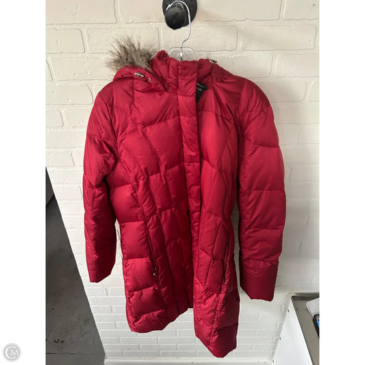 Coat Puffer & Quilted By Eddie Bauer In Red, Size: Xl