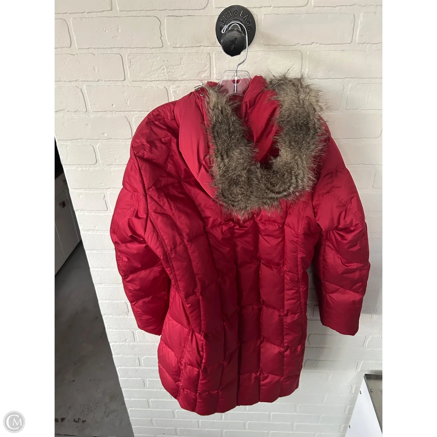 Coat Puffer & Quilted By Eddie Bauer In Red, Size: Xl