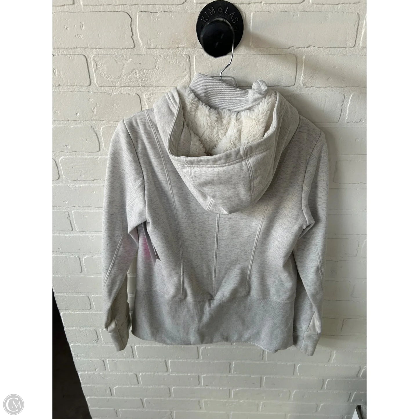 Athletic Jacket By Athleta In Grey, Size: M