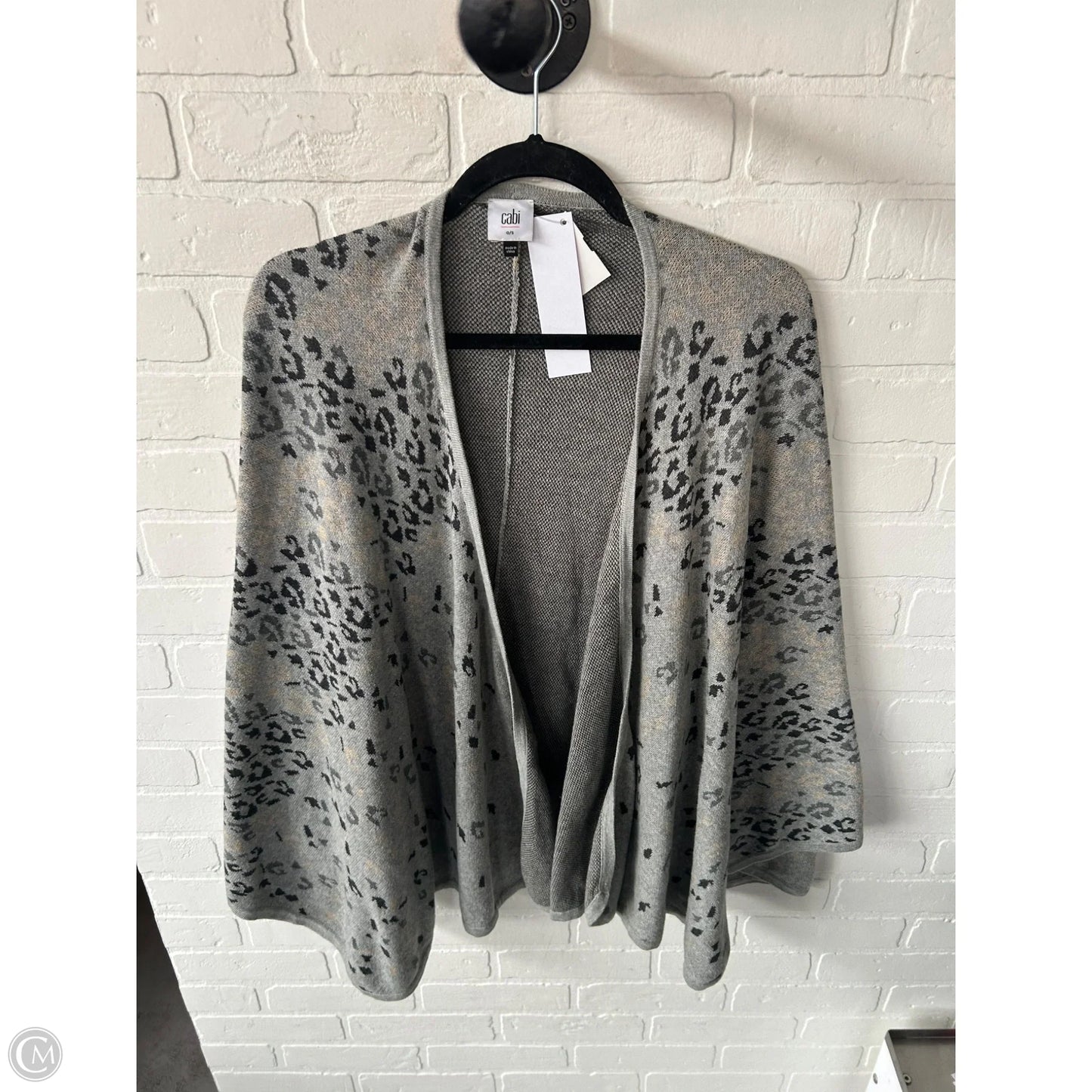 Shawl By Cabi In Grey & Tan, Size: Osfm