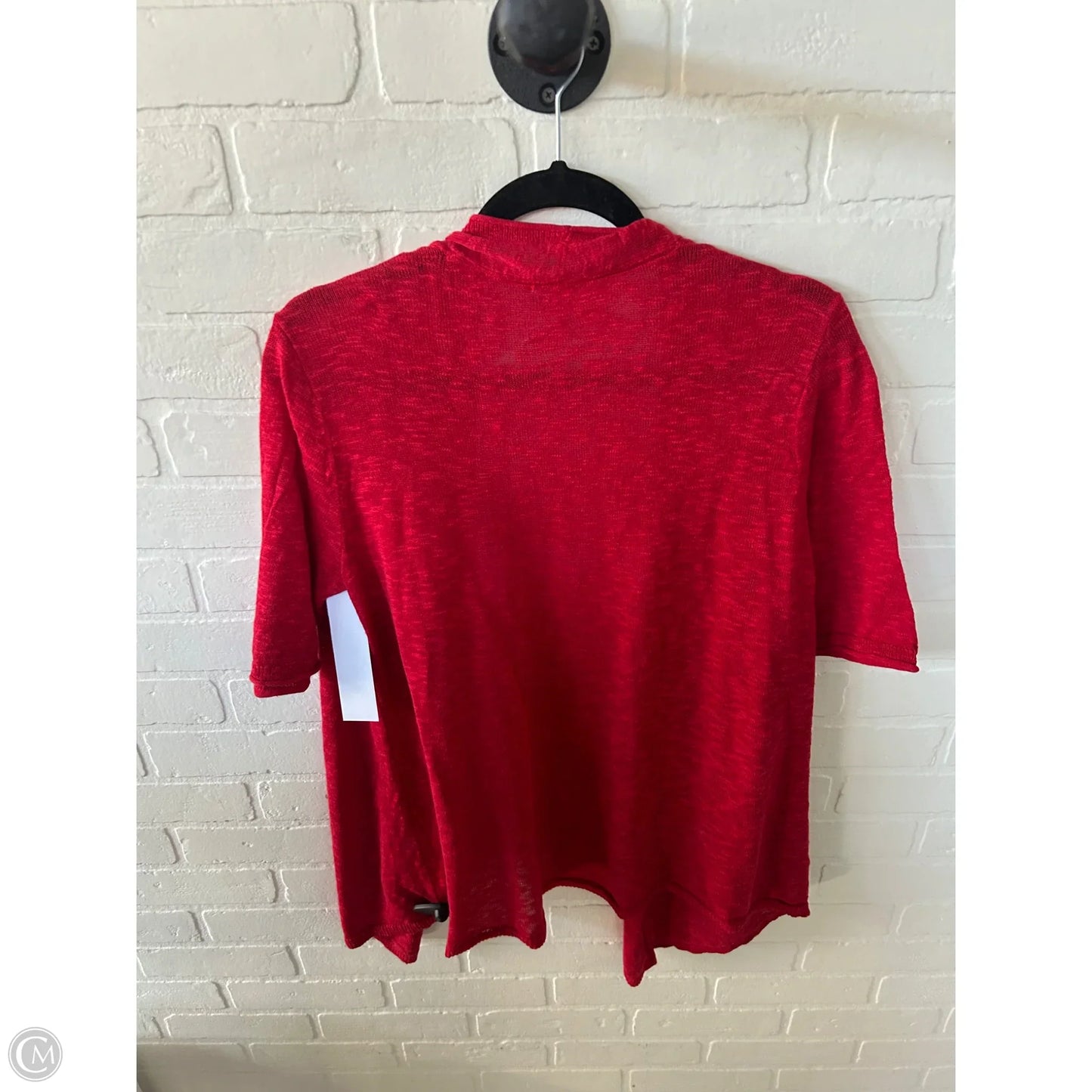 Sweater Short Sleeve By J. Jill In Red, Size: M