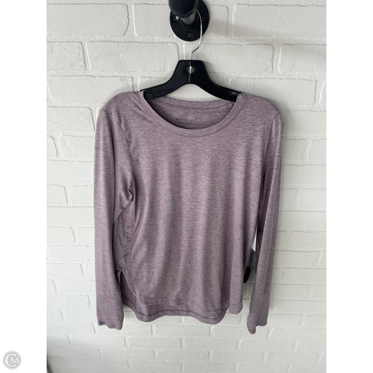 Athletic Top Long Sleeve Crewneck By Athleta In Purple, Size: S