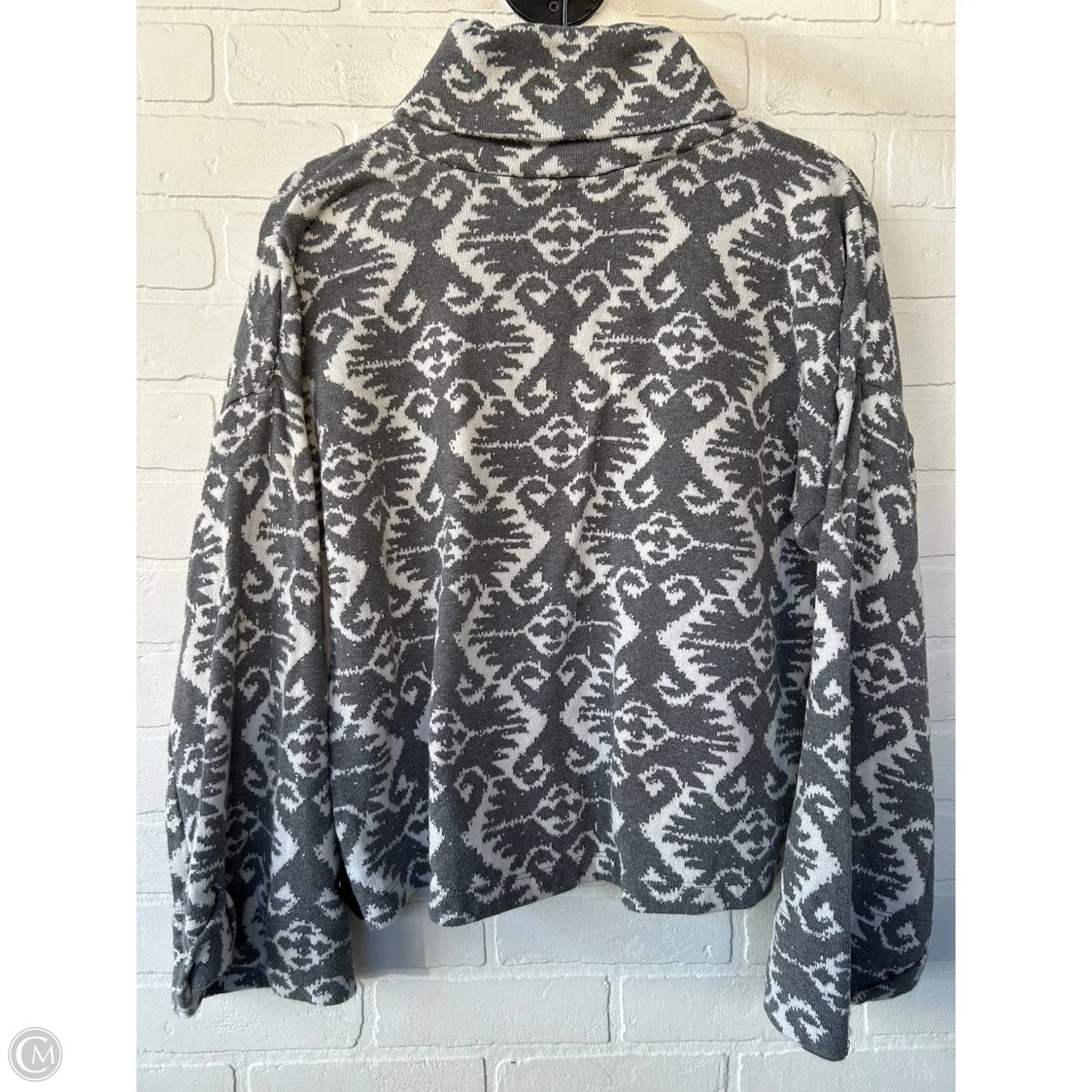 Sweater By Sundance In Grey & White, Size: M