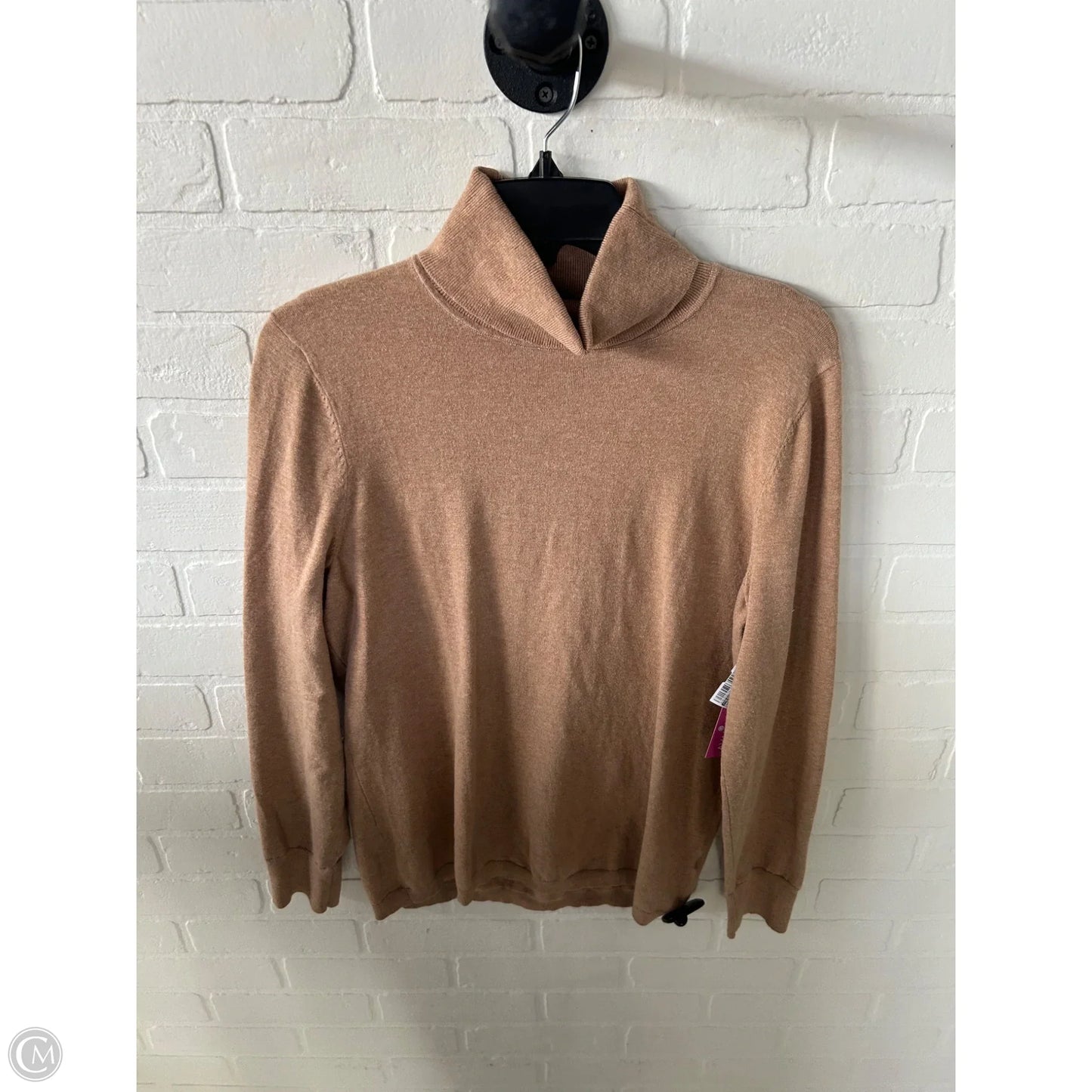 Sweater By Talbots In Tan, Size: L