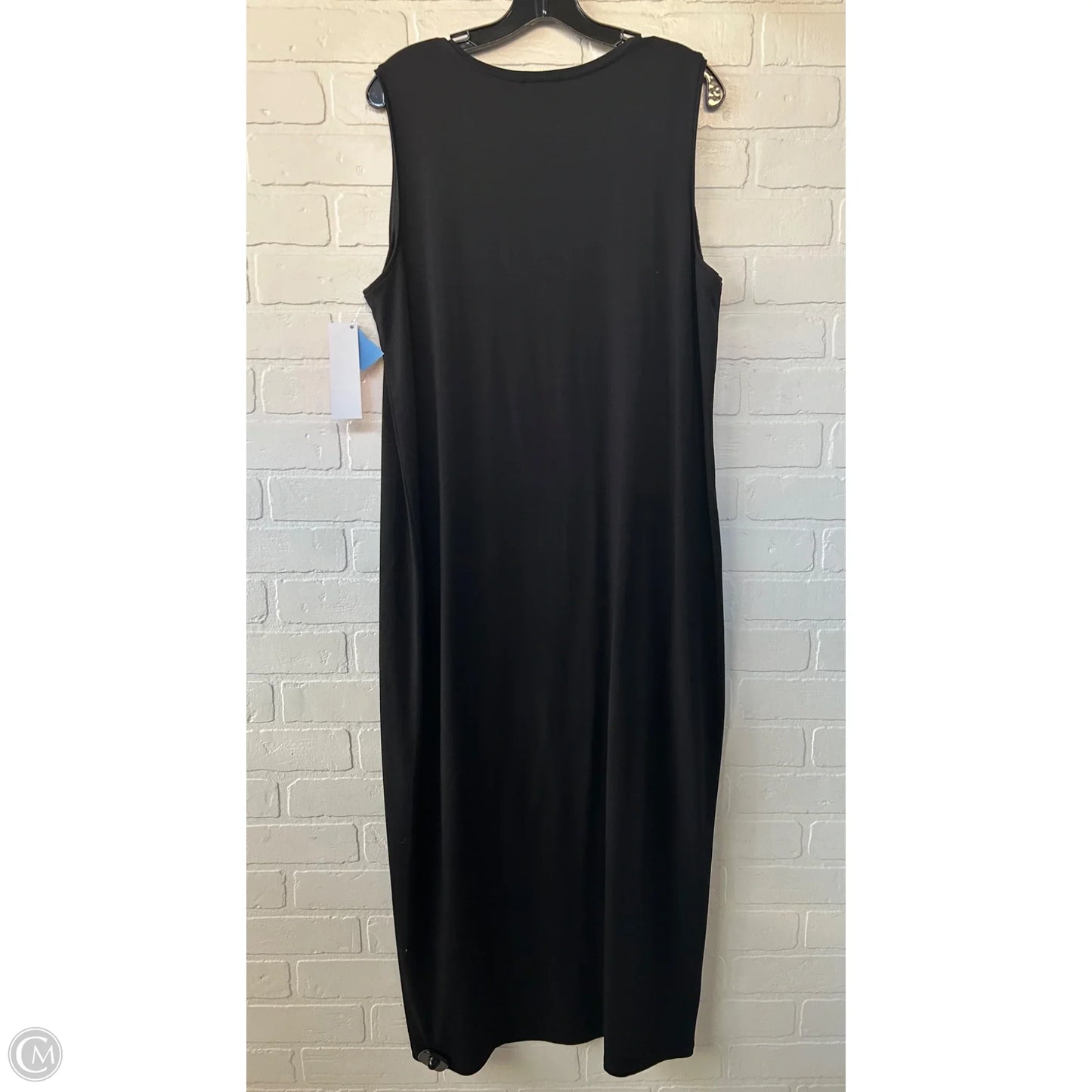 Dress Casual Maxi By Eileen Fisher In Black, Size: L