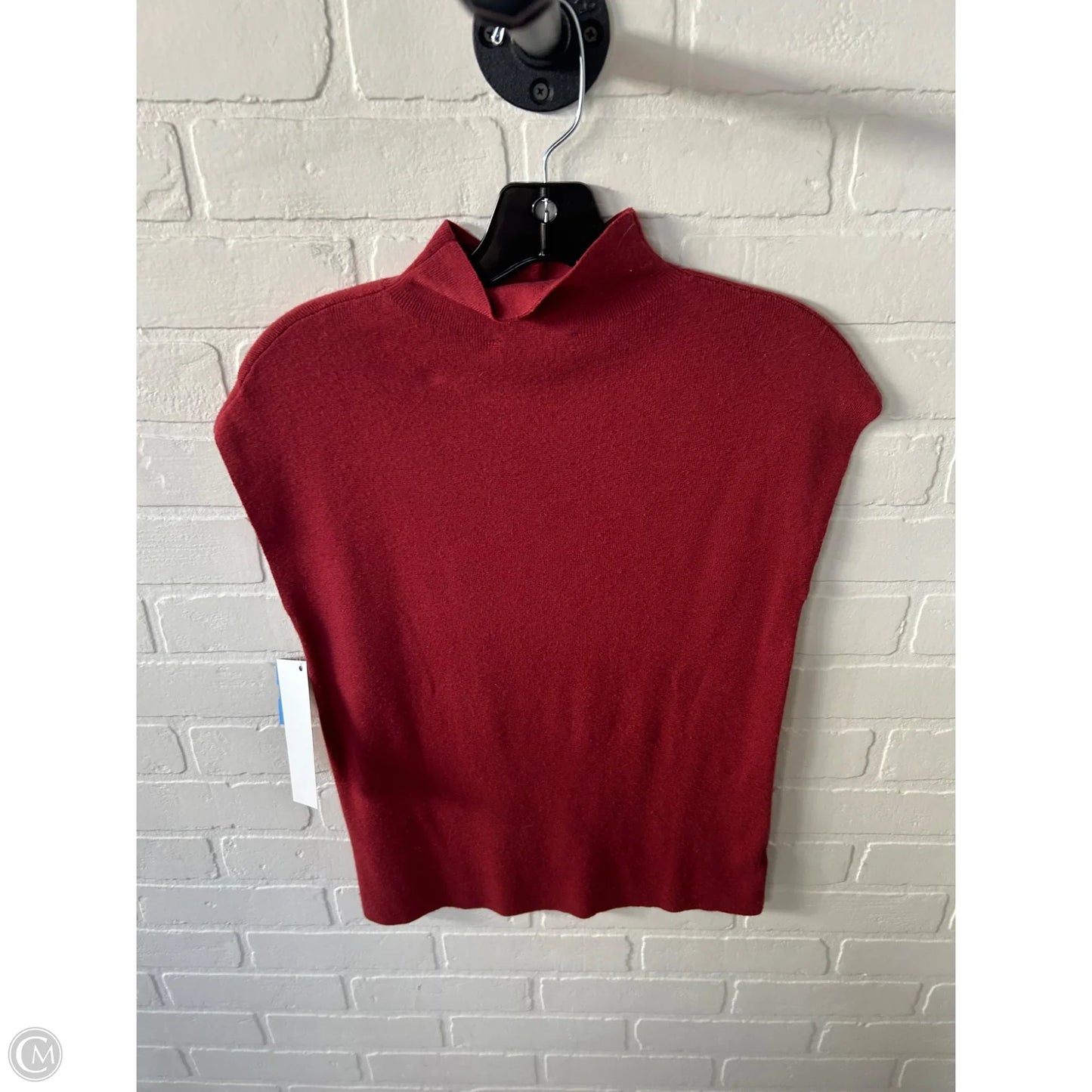 Vest Sweater By Ann Taylor In Orange, Size: M