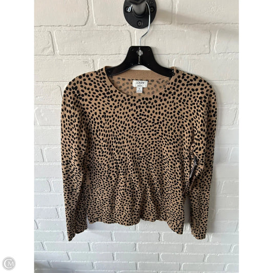 Sweater By J. Crew In Leopard Print, Size: S