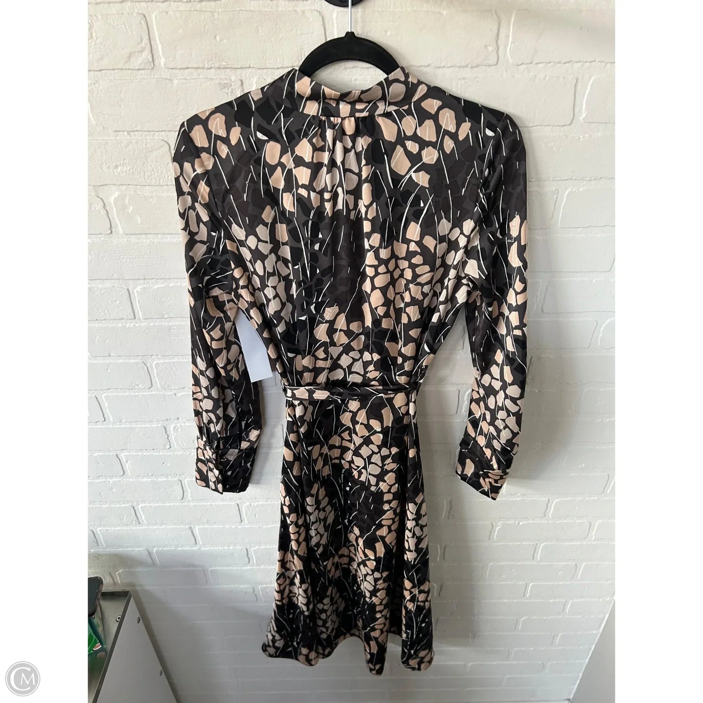 Dress Work By H&m In Grey & Tan, Size: S