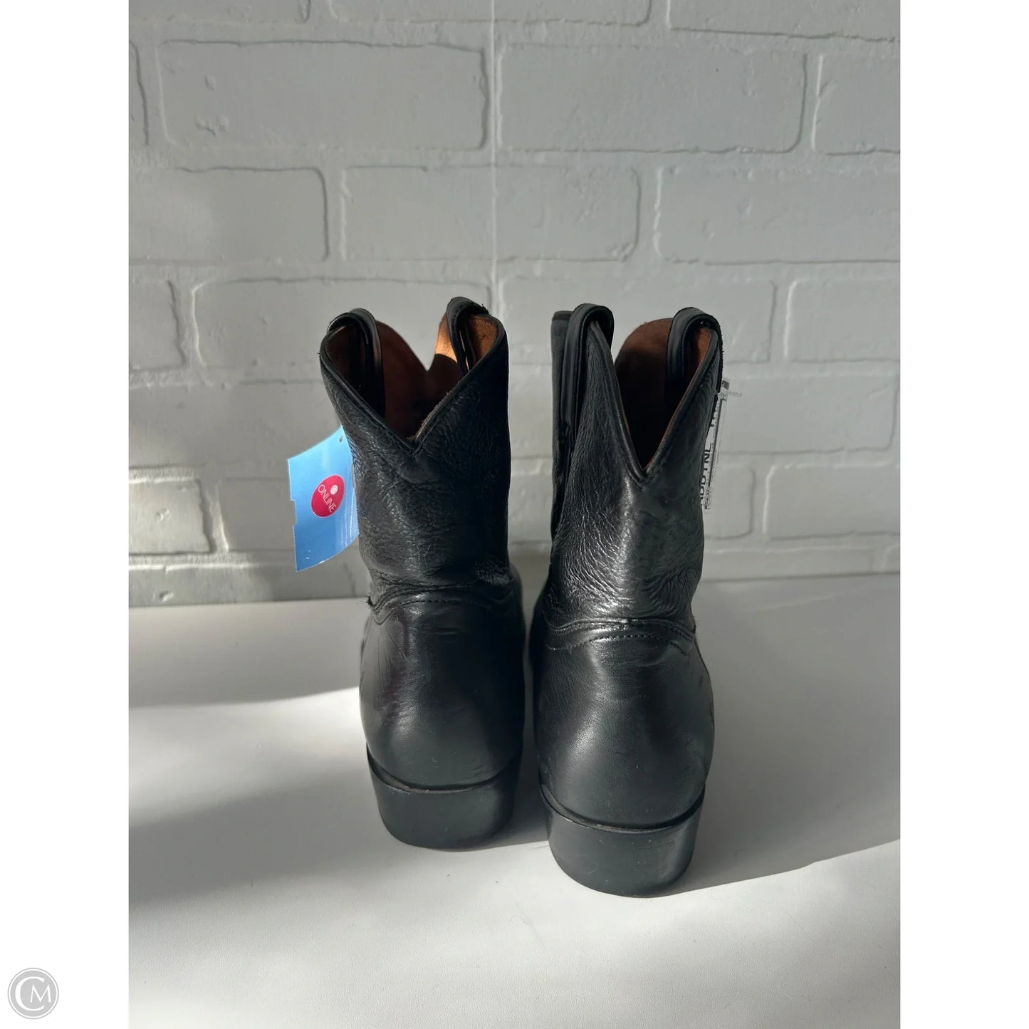 Boots Designer By Frye In Black, Size: 9.5