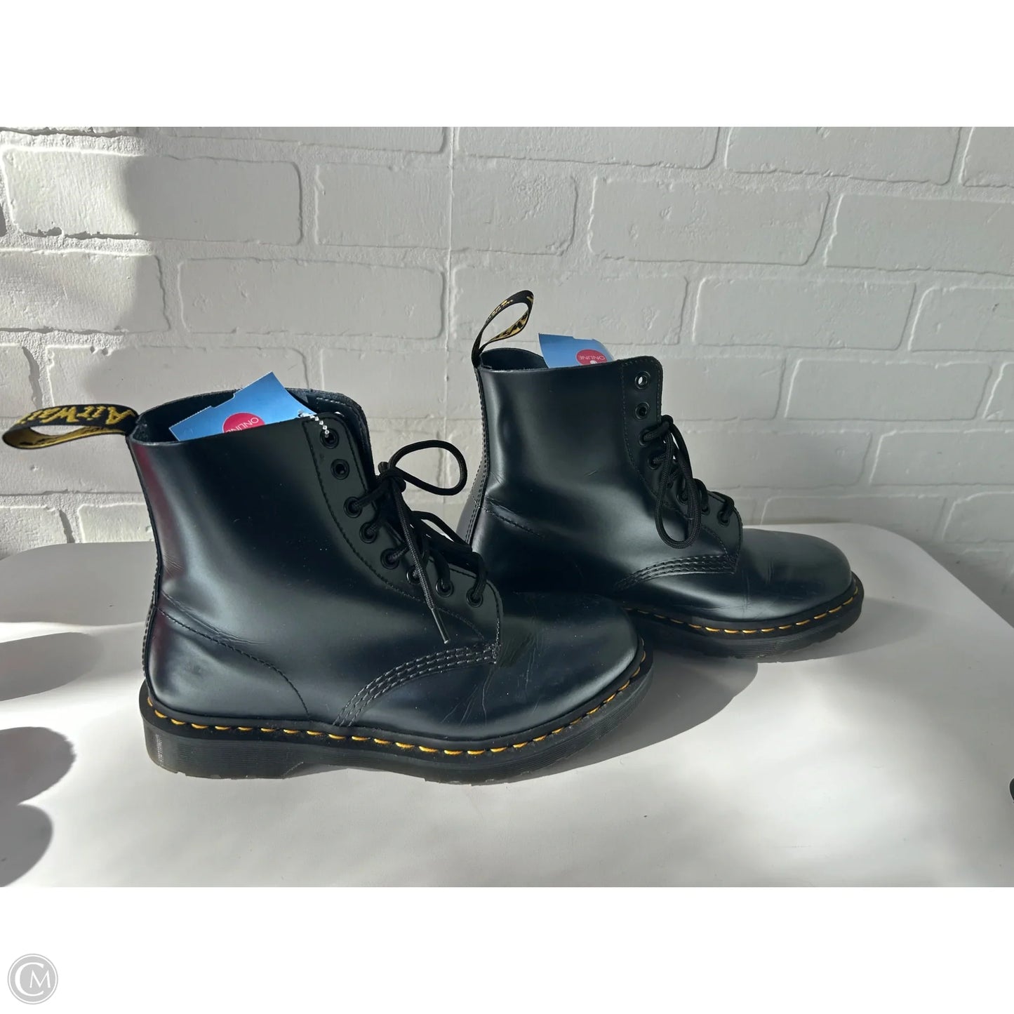 Boots Ankle Flats By Dr Martens In Black, Size: 9