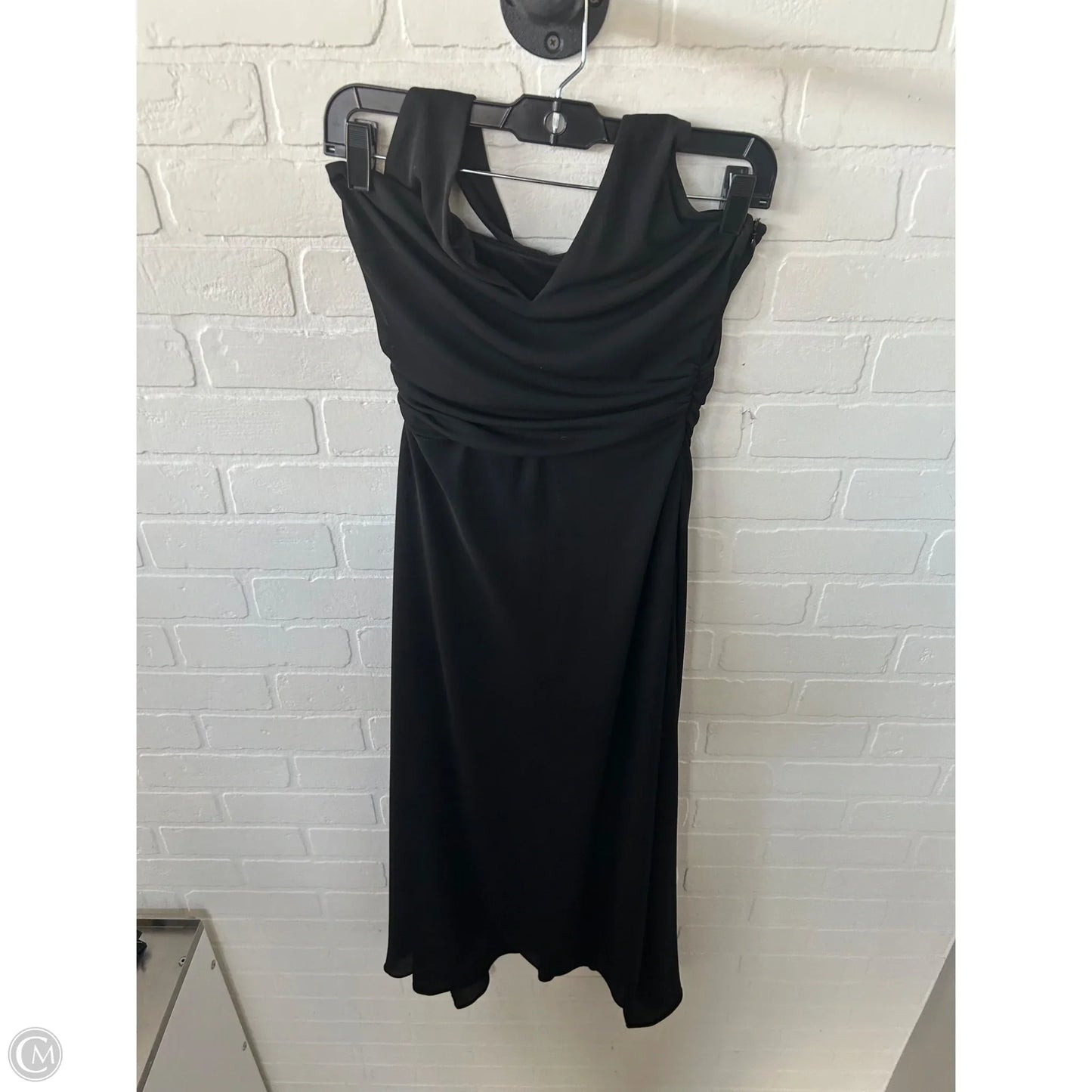 Dress Party Midi By David Meister In Black, Size: Xs