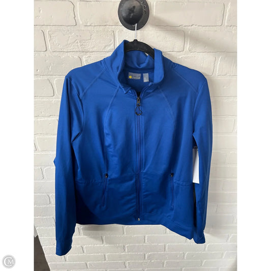 Athletic Jacket By Zella In Blue & Brown, Size: Xl