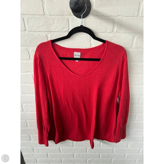 Sweater By Nic + Zoe In Red, Size: Xxl