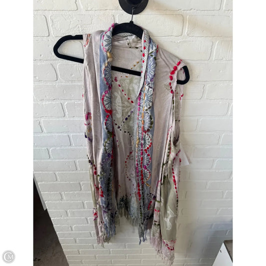 Vest Other By Soft Surroundings In Cream & Green, Size: Osfm