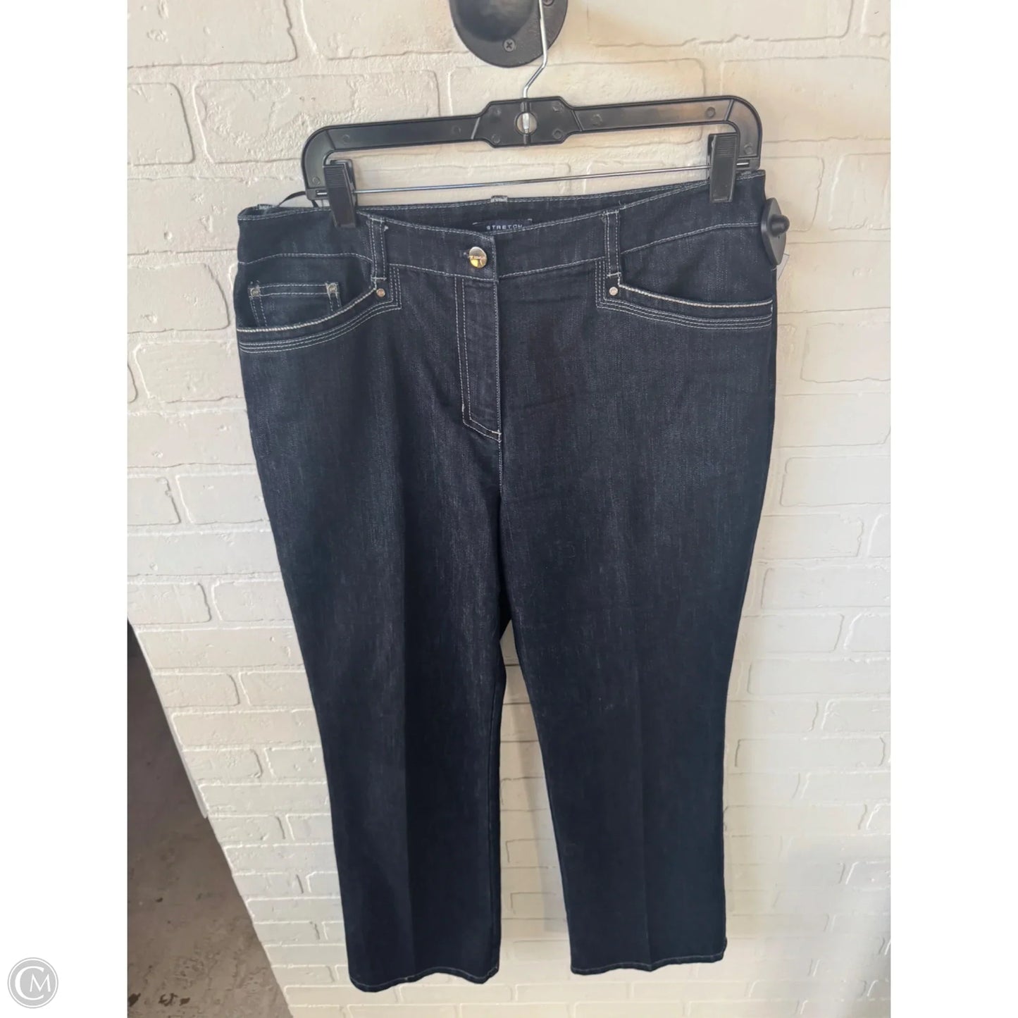 Jeans Wide Leg By Jones New York In Blue Denim, Size: 12