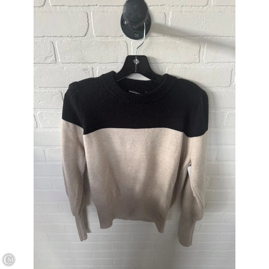 Sweater By French Connection In Black & Tan, Size: L