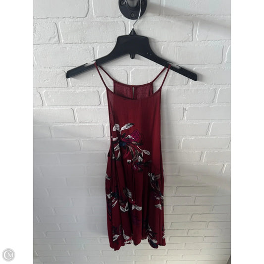 Dress Casual Short By Entro In Red & White, Size: L