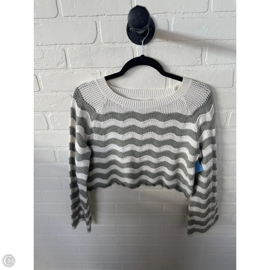 Sweater By Altard State In Cream & Green, Size: L