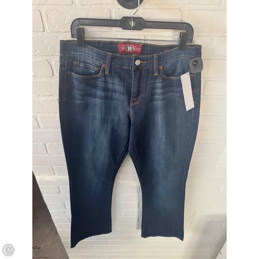 Jeans Boot Cut By Lucky Brand In Blue Denim, Size: 14