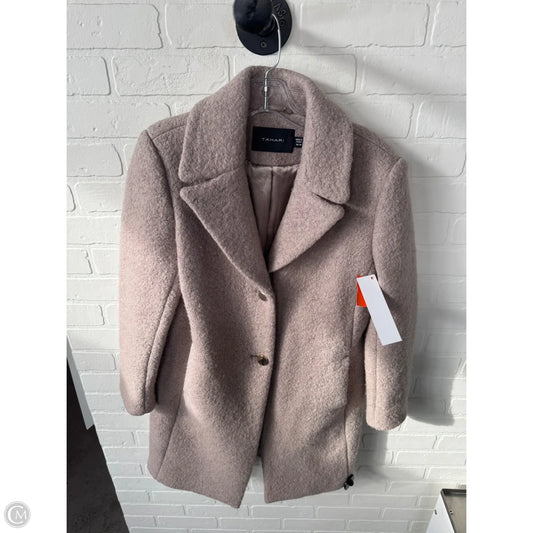 Coat Wool By Tahari In Taupe, Size: M