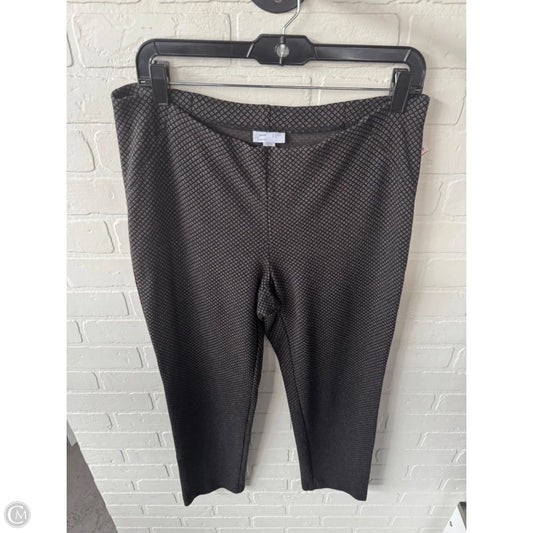 Pants Leggings By J. Jill In Black & Brown, Size: 4