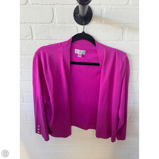 Sweater Cardigan By Marc New York In Pink, Size: Xl