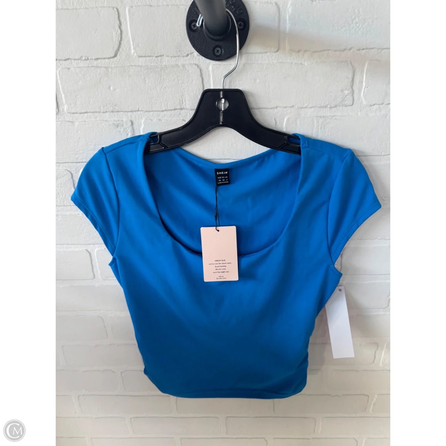 Top Sleeveless By Shein In Blue, Size: Xs