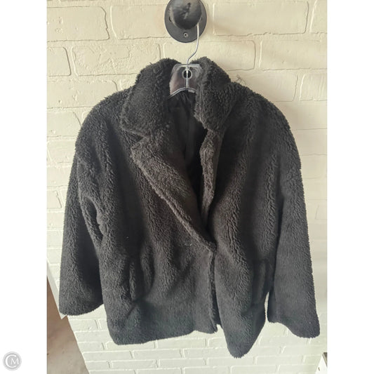Jacket Fleece By Shein In Black, Size: S