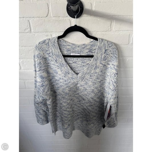 Sweater By Lc Lauren Conrad In Blue & White, Size: S