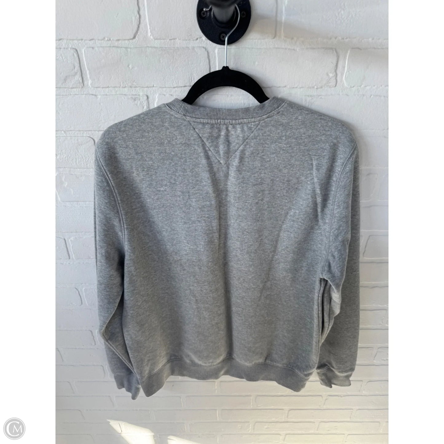 Sweatshirt Crewneck By Tommy Hilfiger In Grey, Size: M
