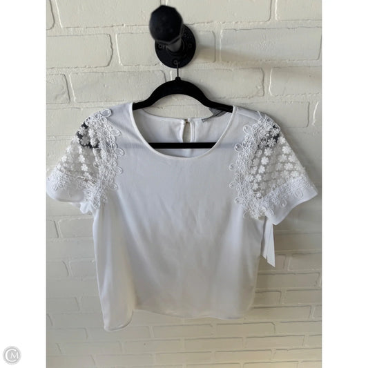 Top Short Sleeve By Marc New York In White, Size: Sp