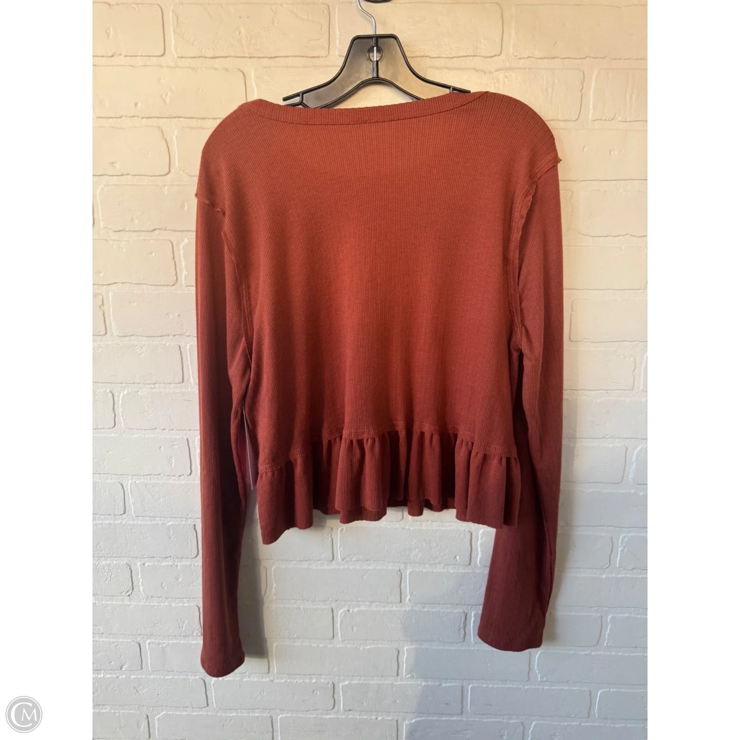 Top Long Sleeve By Altard State In Orange, Size: Xxl