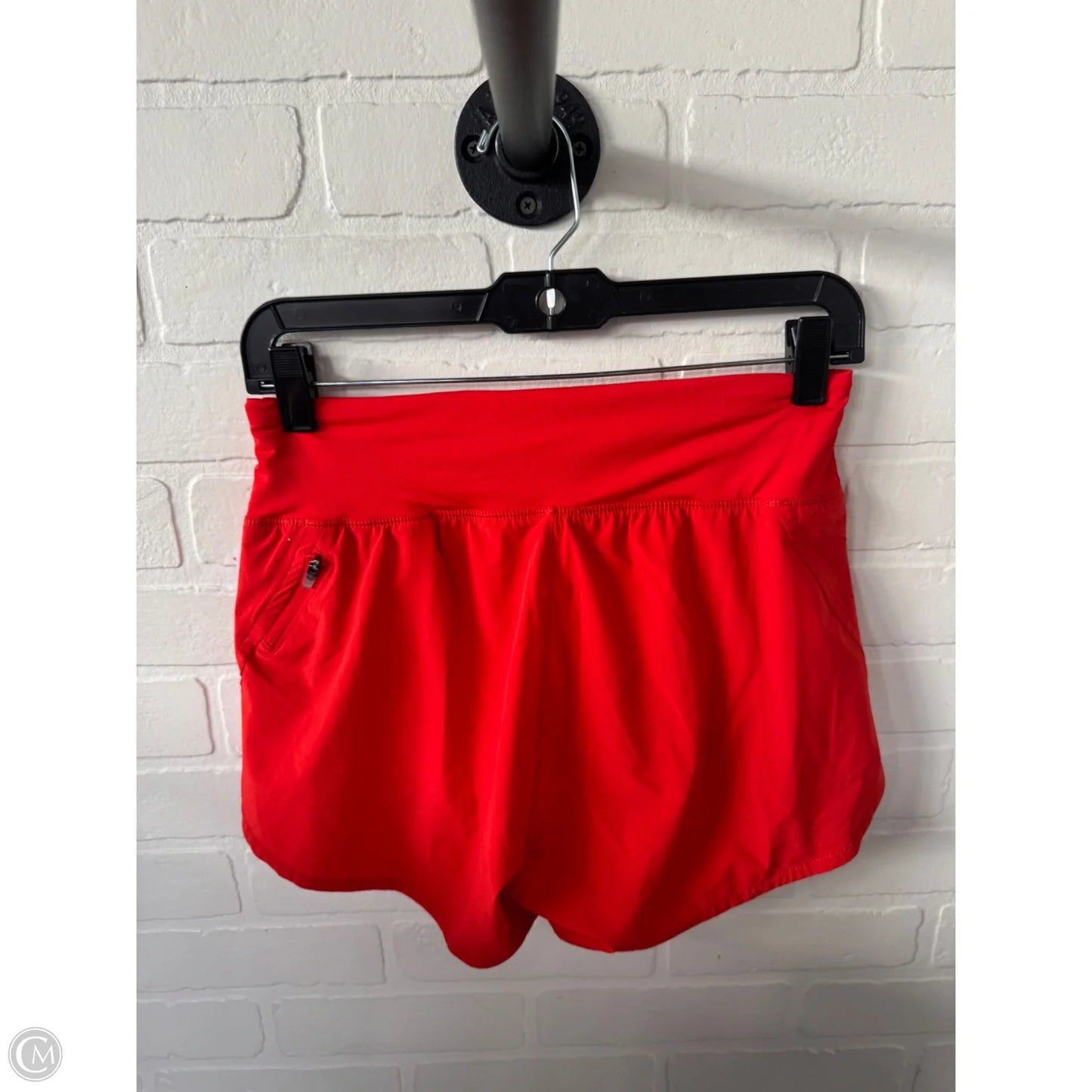 Athletic Shorts By Nike In Orange, Size: 4