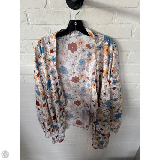 Kimono By Cme In Brown & Cream, Size: 2x