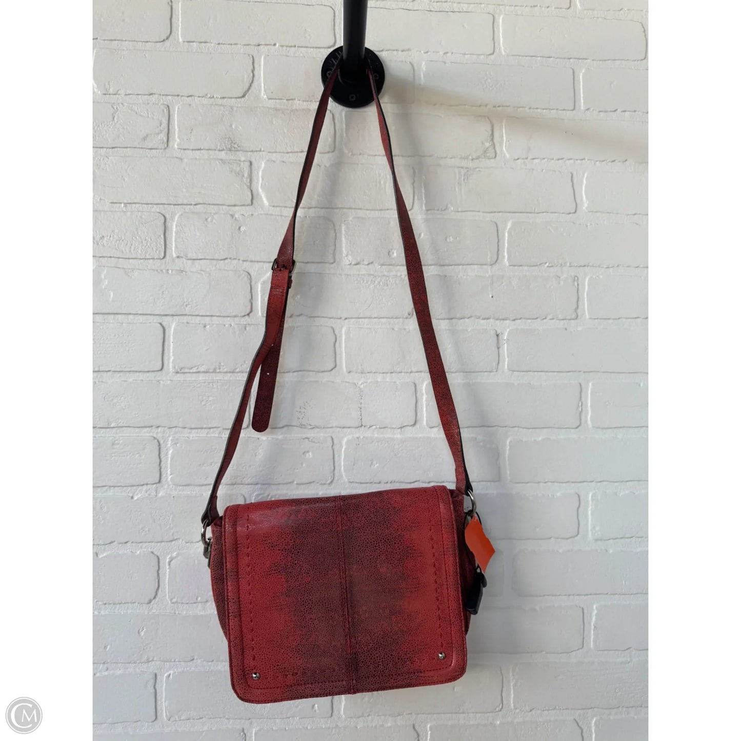 Crossbody Leather By B. Makowsky, Size: Large