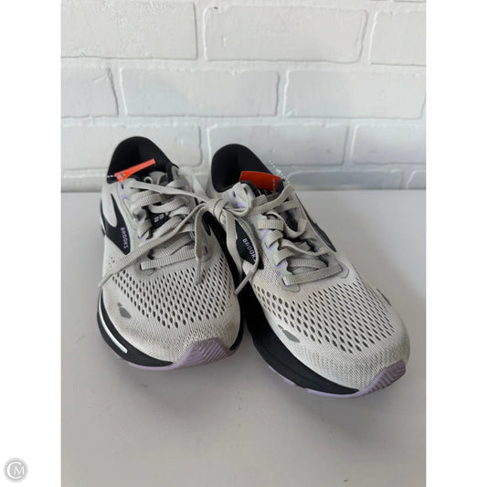 Shoes Athletic By Brooks In Grey & Purple, Size: 6