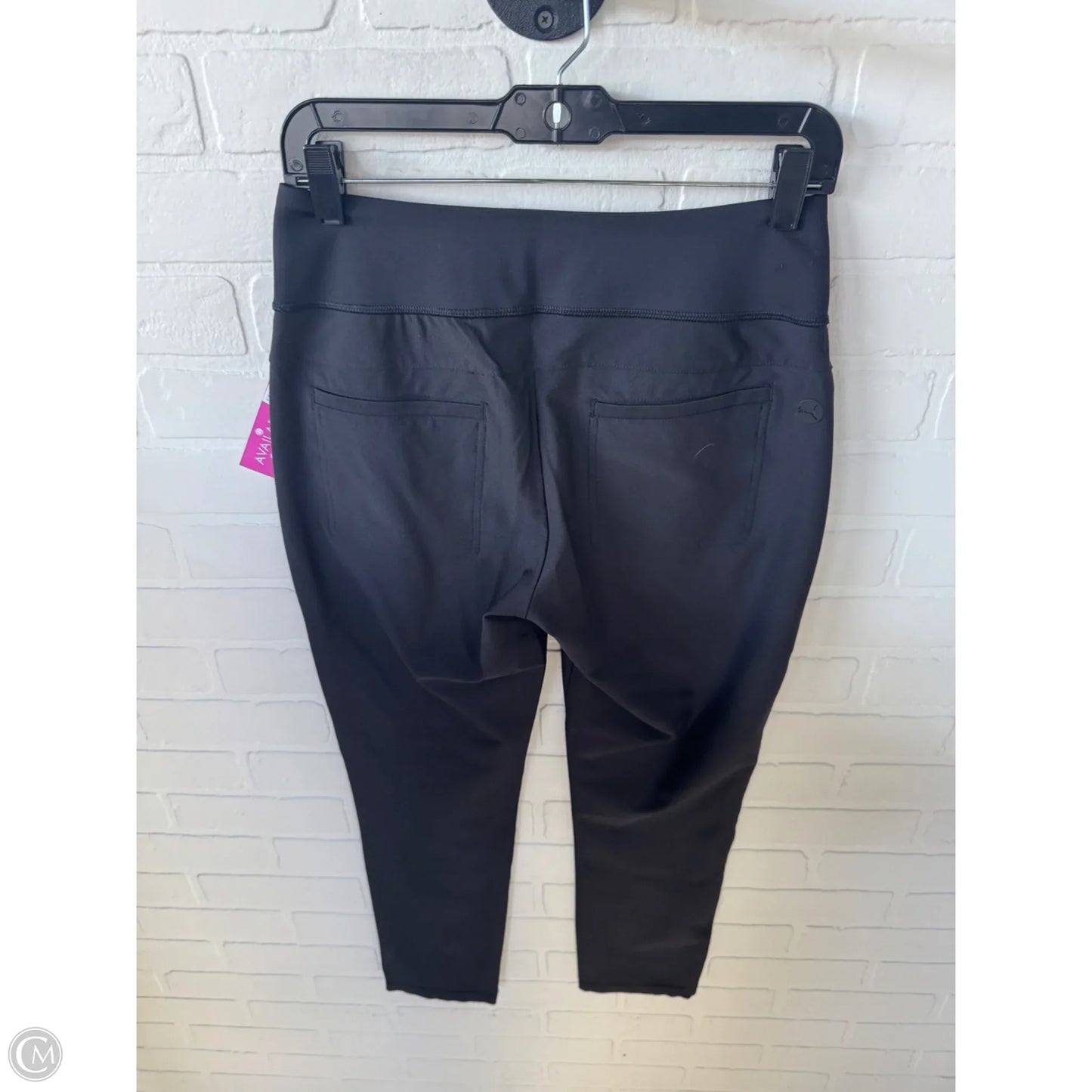 Athletic Pants By Puma In Black & Blue, Size: 4